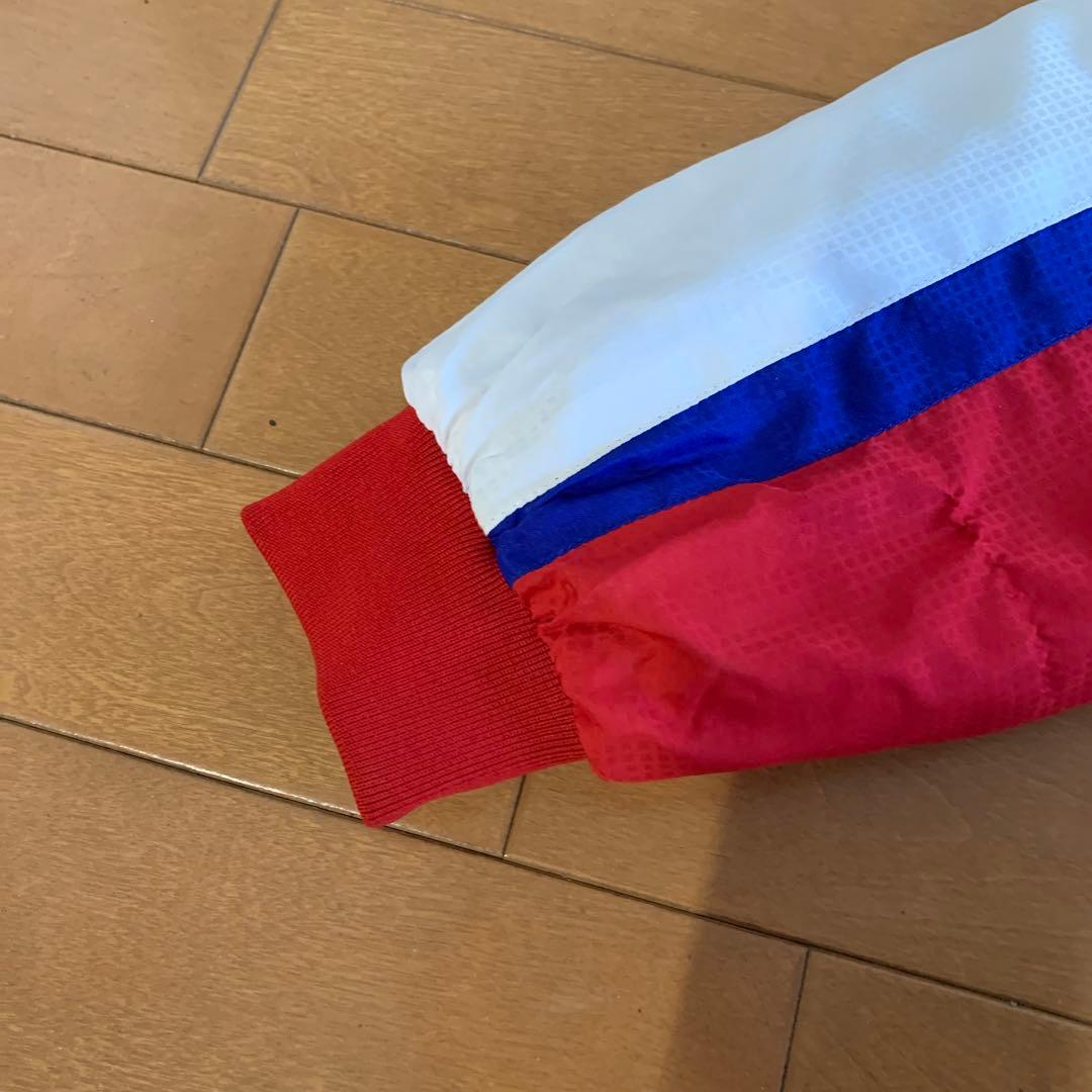 野球スクールポルテグランドコート 145センチ 赤/白/青 コート・ジャケット