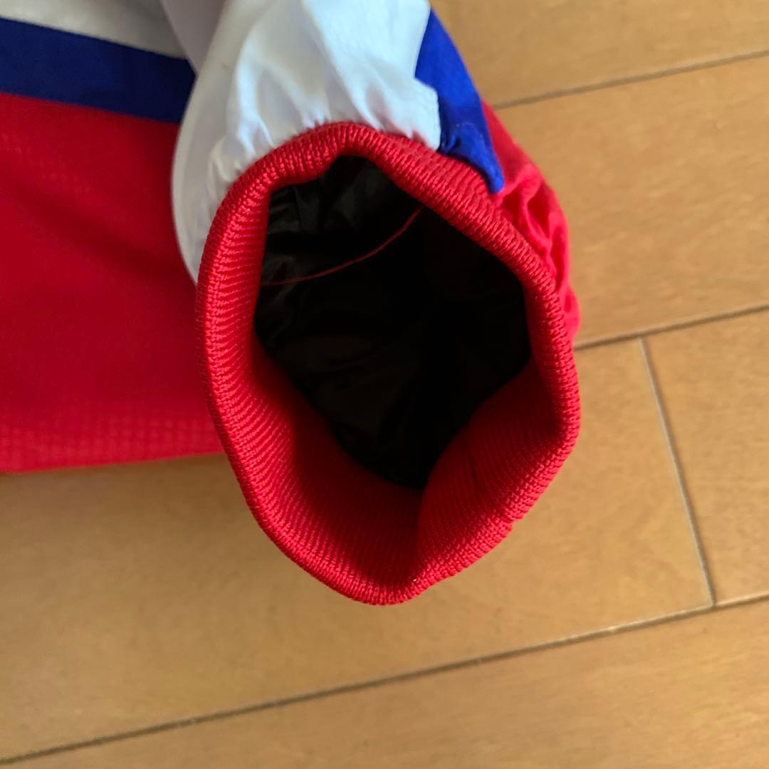 野球スクールポルテグランドコート 145センチ 赤/白/青 コート・ジャケット