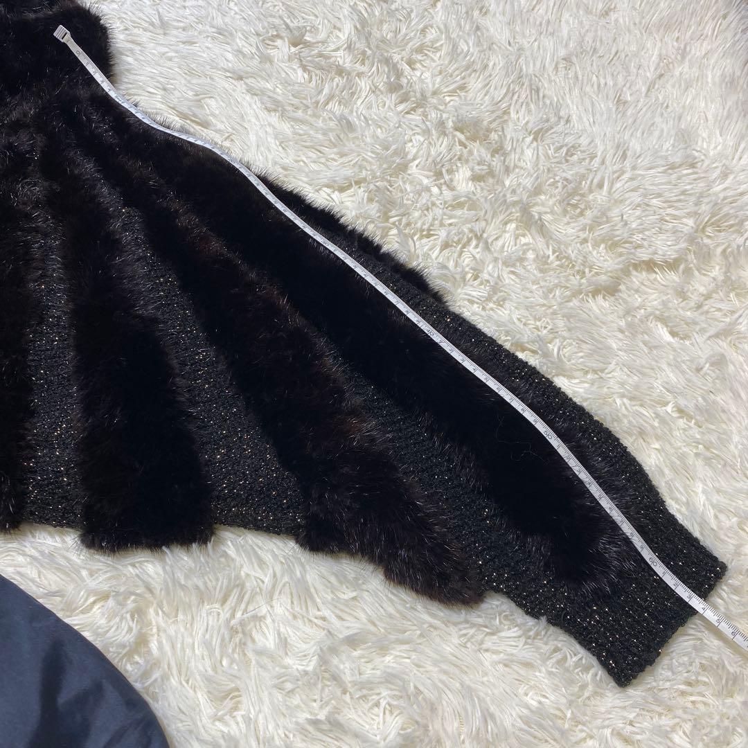 ポーラリシュマン　ビーバー ファー　ジャケット　カナダハンドメイド　ラメ