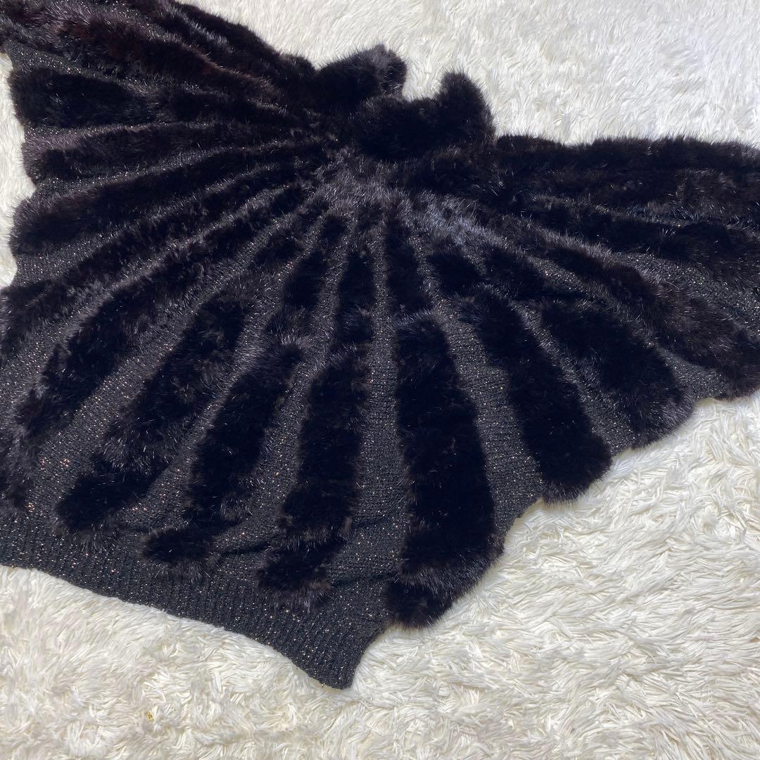 ポーラリシュマン　ビーバー ファー　ジャケット　カナダハンドメイド　ラメ