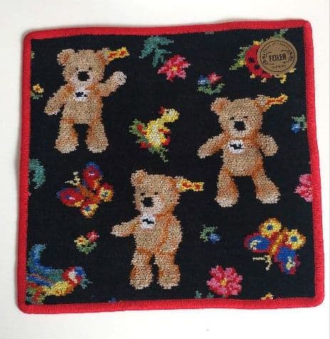 FEILER シュタイフコラボ　ハンカチ＆チャーム