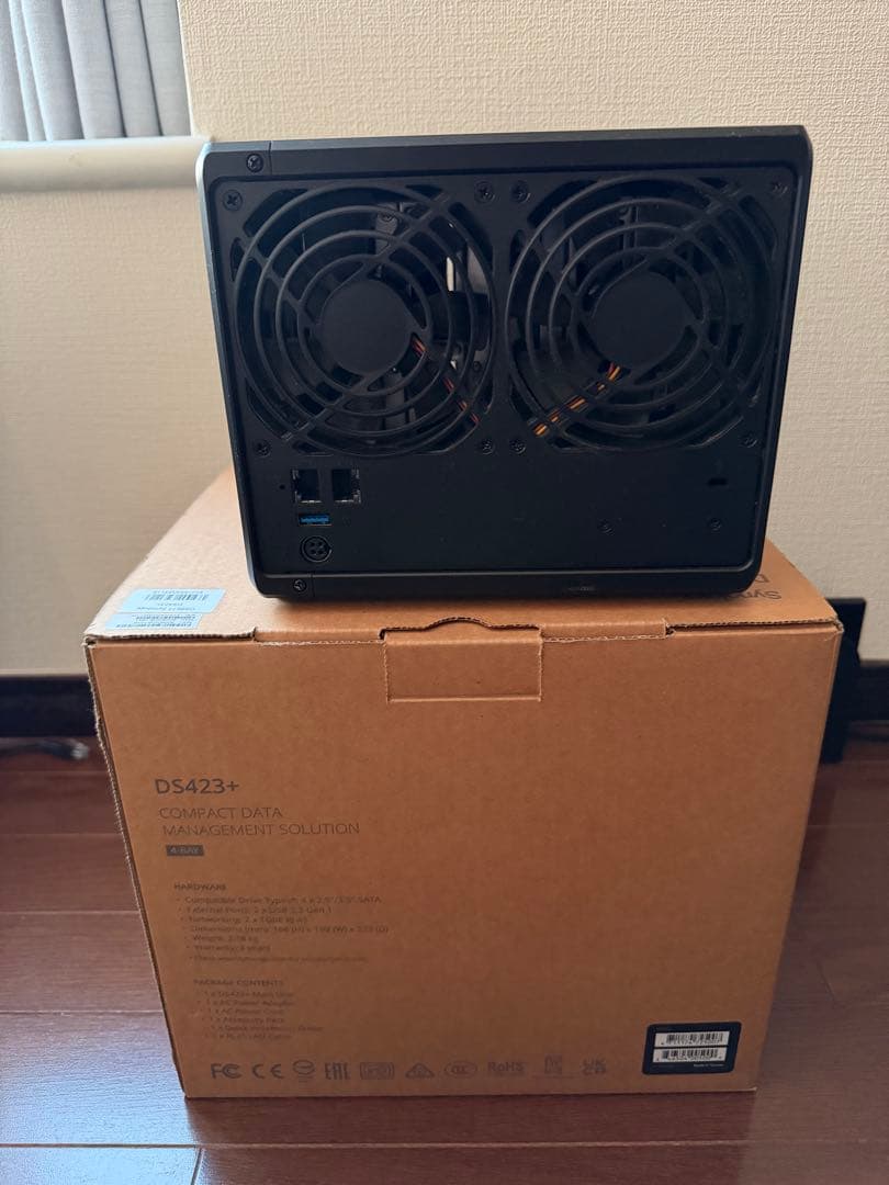 Synology DS423+ NAS 4ベイ