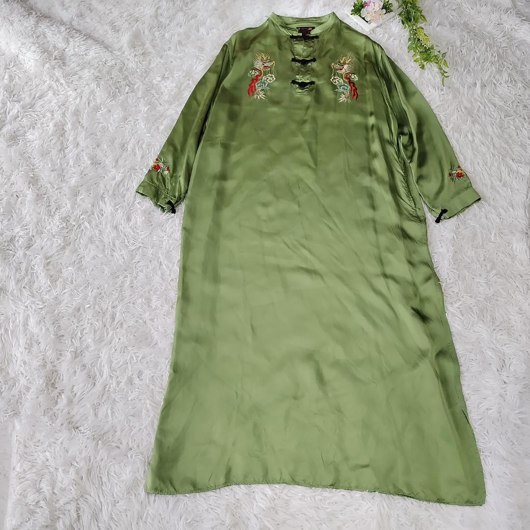 未使用級☆TAILOR東洋xBEAMS BOY別注 スカチャイナワンピース 希少