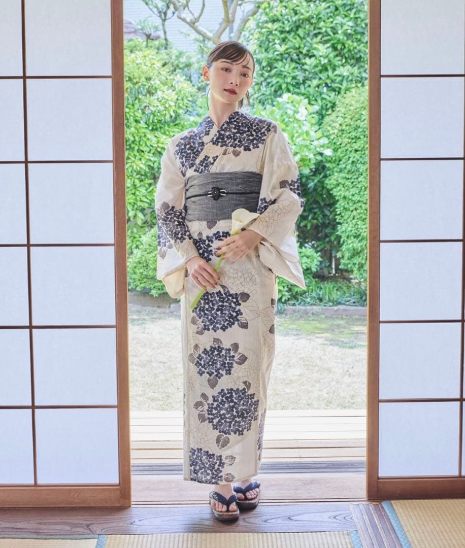 hinari浴衣　帯下駄セット