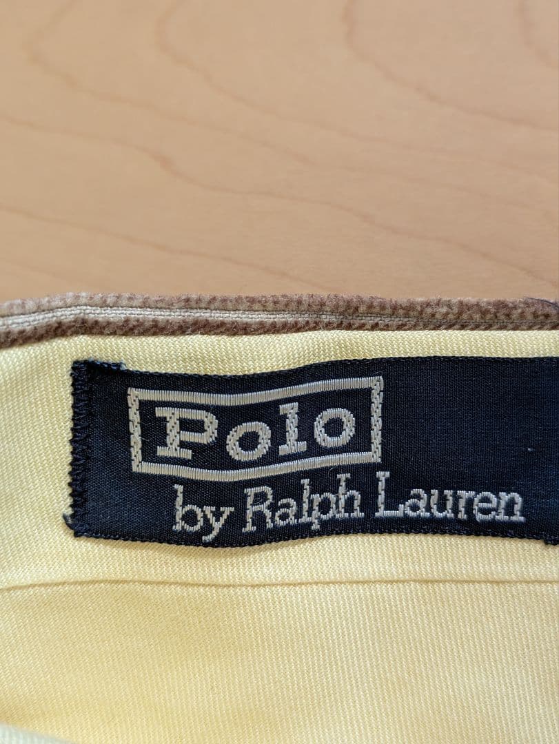 デッドストック 90s ポロ　ラルフローレン　ツータック　コーデュロイ　タロン