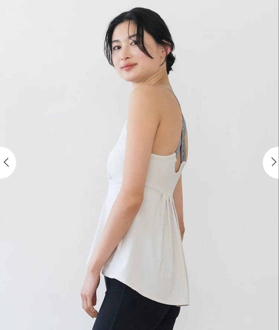 【新品未使用】SUKALA ベーシックバックフレアタンクトップ L