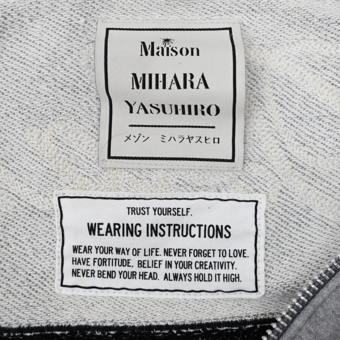 ■ 48340★メゾンミハラヤスヒロ ショート丈ジップ　クロップドパーカー *