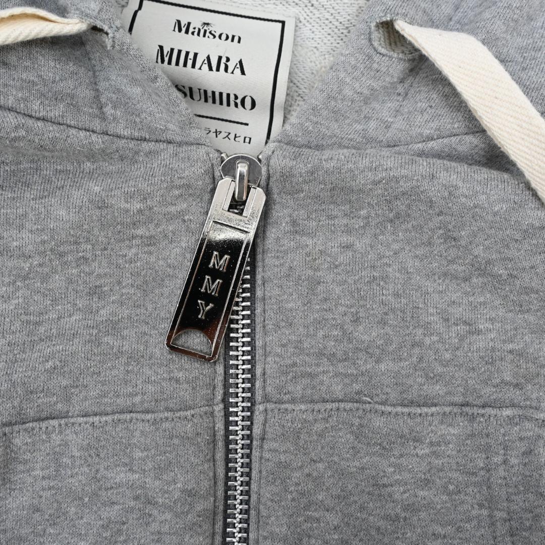 ■ 48340★メゾンミハラヤスヒロ ショート丈ジップ　クロップドパーカー *