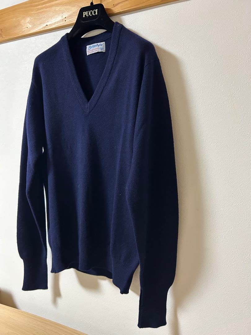 オールドタグ Ballantyne 100% カシミヤセーター 102cm 40