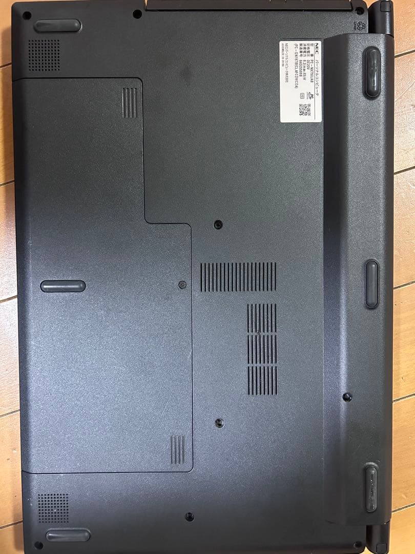 NEC PC-NX750JAB SSD換装リカバリ済