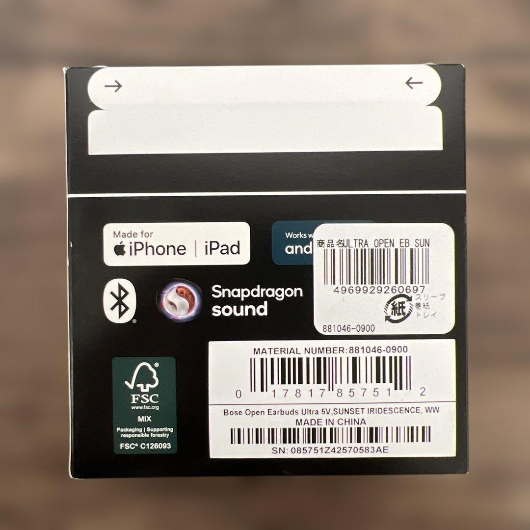 イヤホン 261002 Bose Ultra Open Earbuds LE