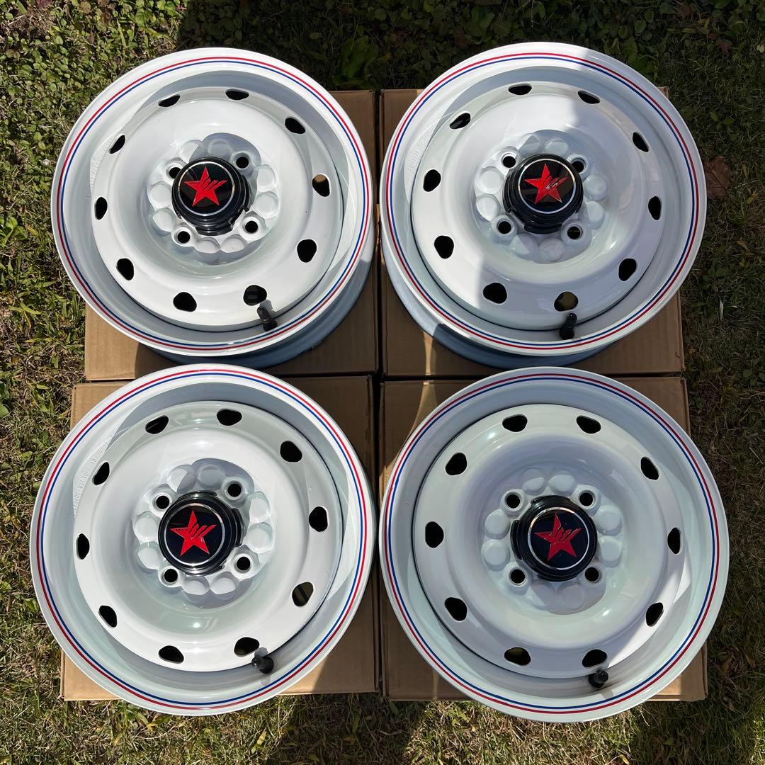 早い者勝ち　12インチ ホイール　ホワイト　デイトナ風　カスタム