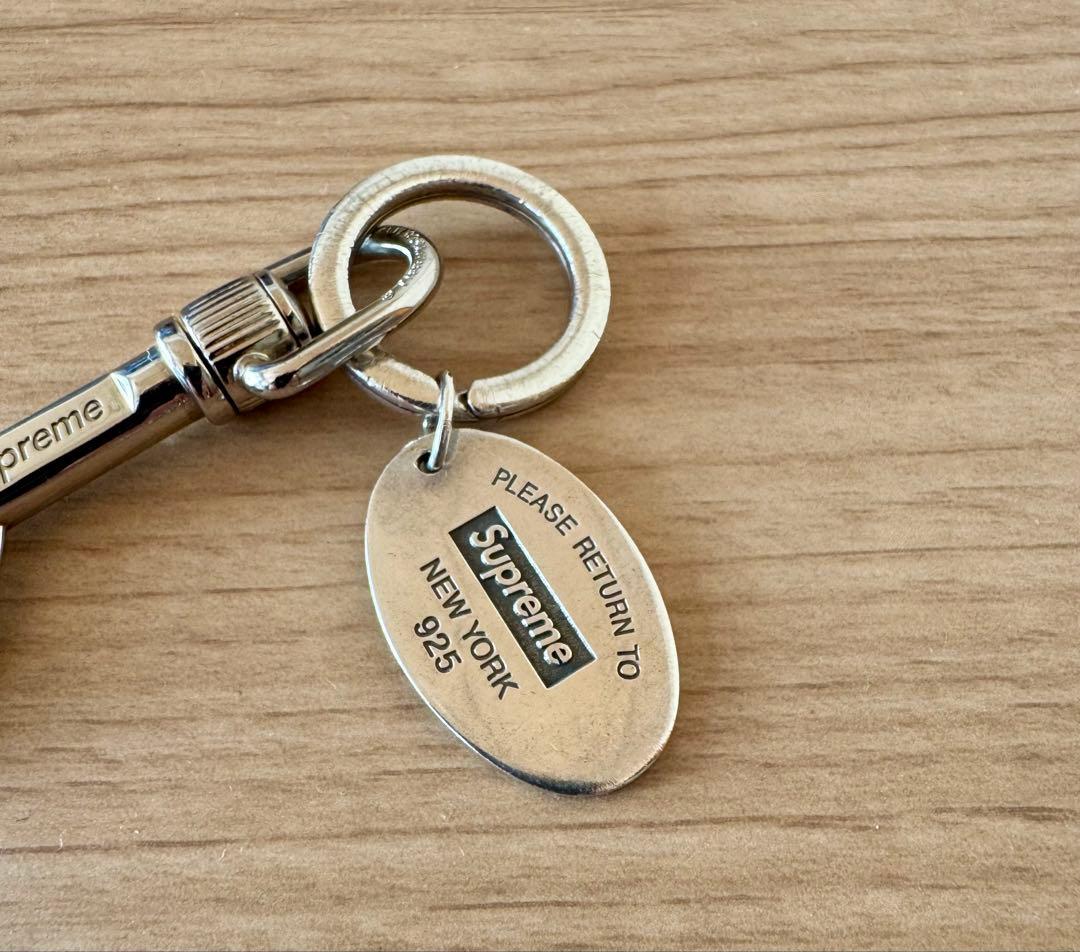 希少　Tiffany Supreme Oval Tag キーリング