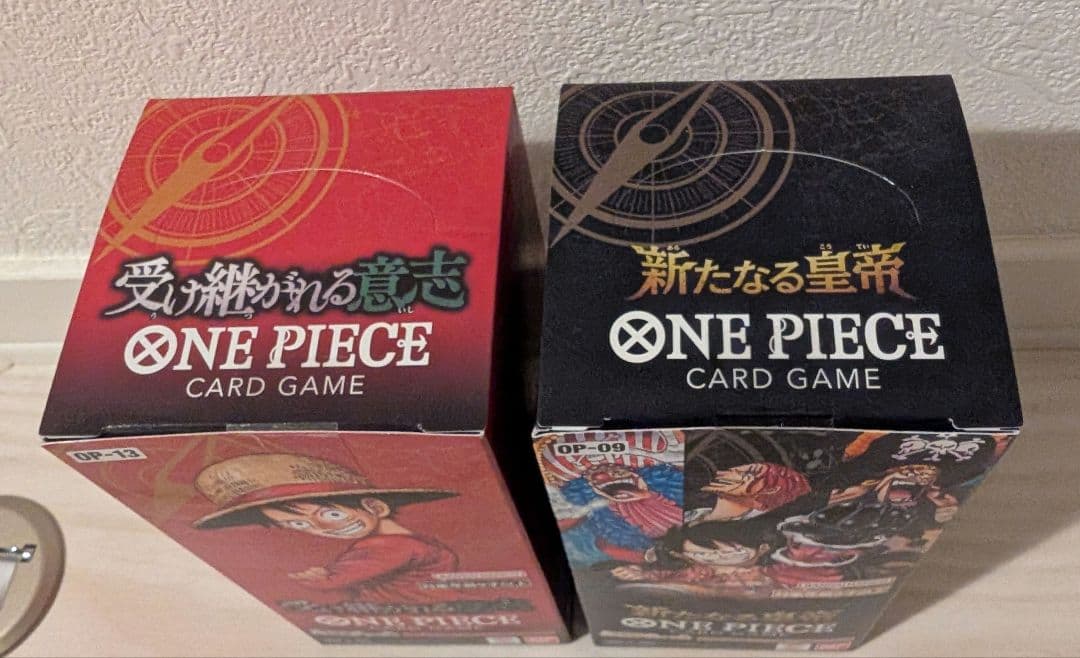 未開封テープ付★ワンピースカード★受け継がれる意志&新たなる皇帝BOXセット