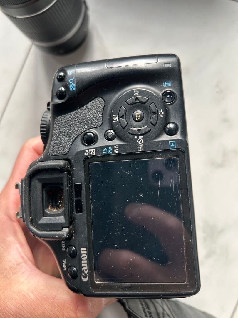 Canon EOS Kiss X2 デジ一眼レフカメラ １５年前当時物ジャンク品