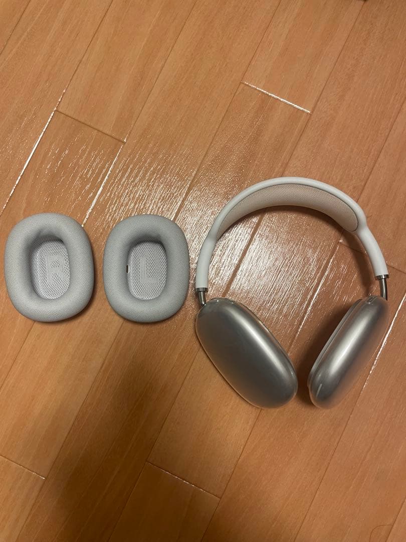 AirPods Max シルバー　カバー付き