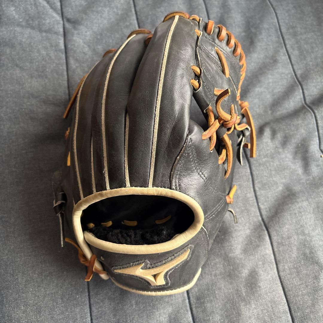 Mizuno グローバルエリート軟式野球グローブ 黒