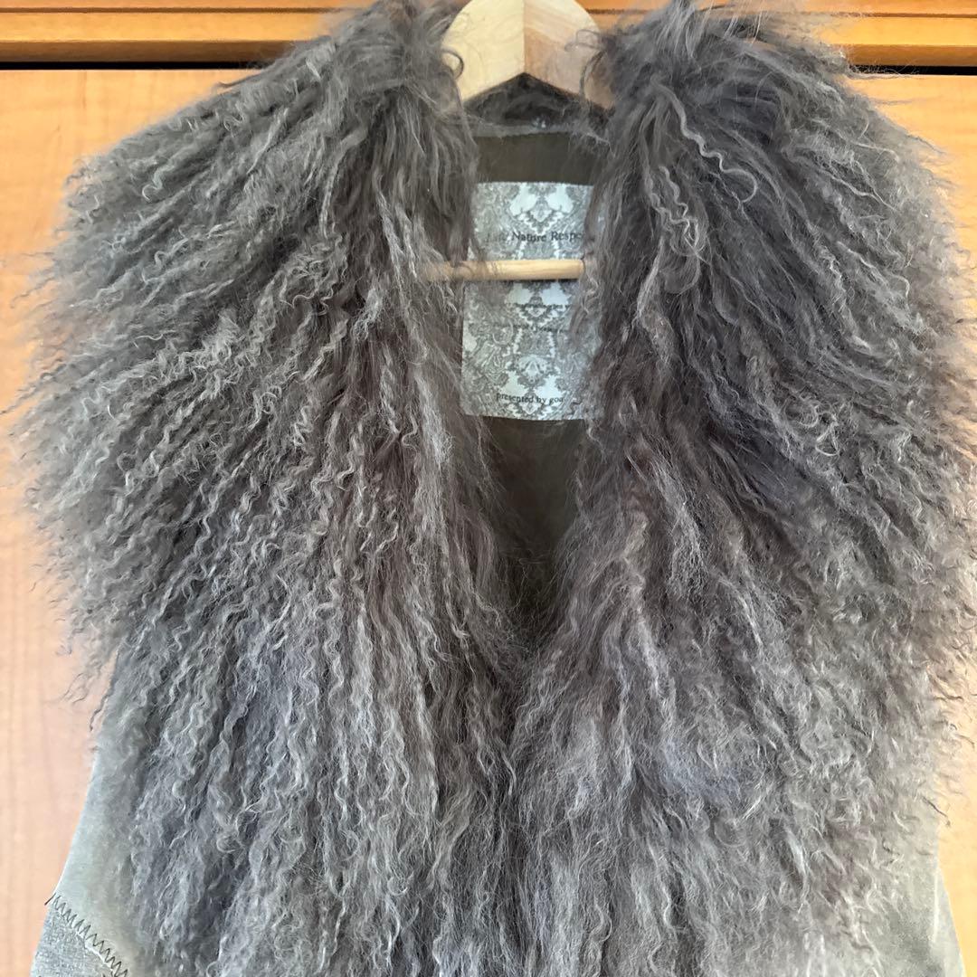 GOA チベットラムファー付きベスト