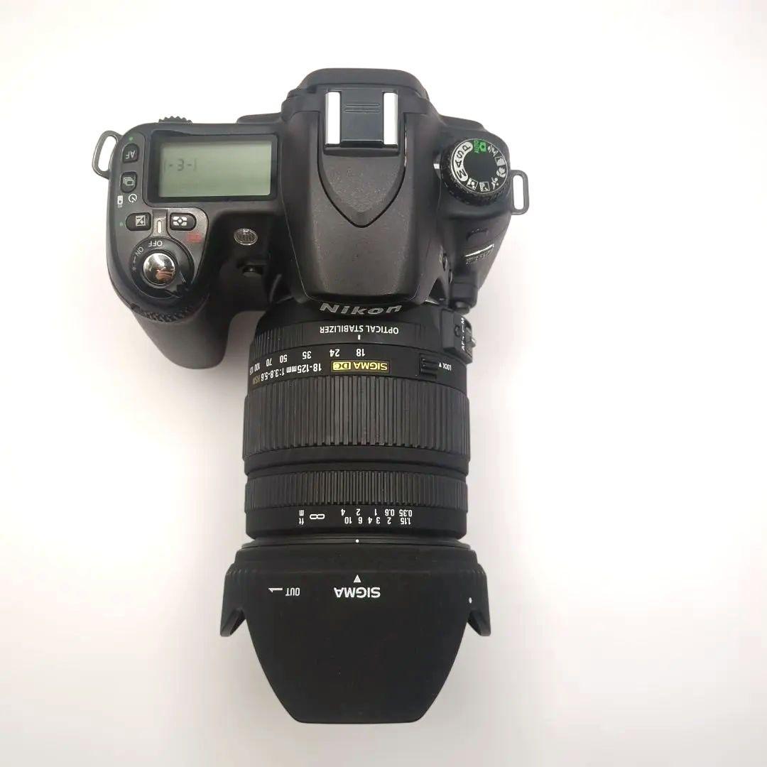 Nikon D80 シグマ18-125mmレンズ付き 動作確認済 CCDセンサー