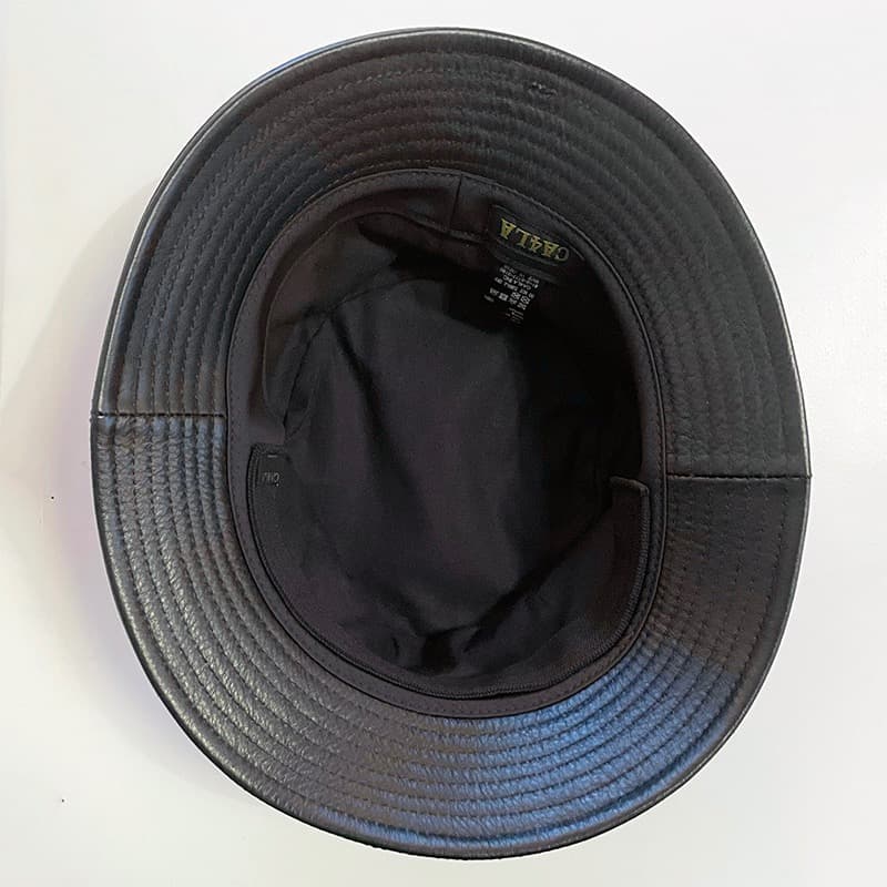 CA4LA カシラ レザーハット バケットハット 本革 黒 バケハ 本皮