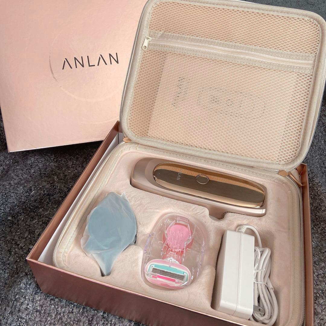 ANLAN 脱毛器 ZAP 美人百花掲載 ムダ毛ケア 高純度サファイア