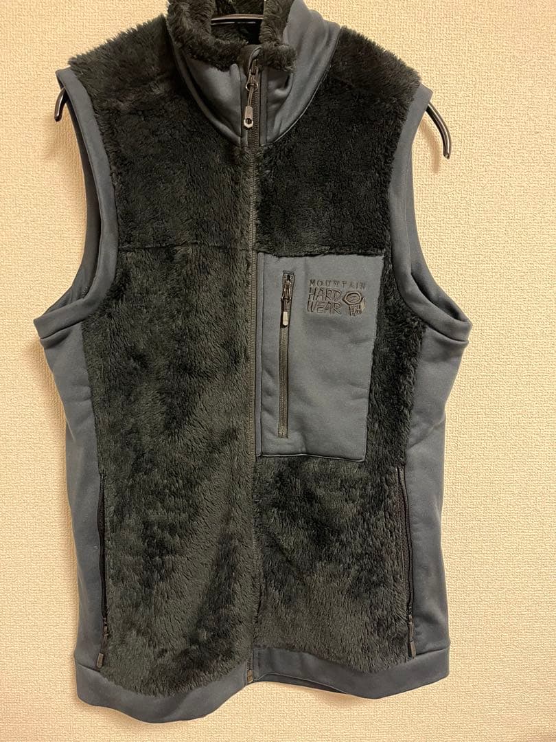 マウンテンハードウェア ポーラテックハイロフトベスト S オールブラック