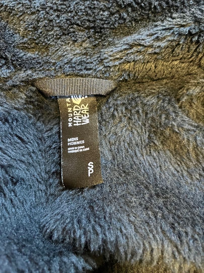 マウンテンハードウェア ポーラテックハイロフトベスト S オールブラック