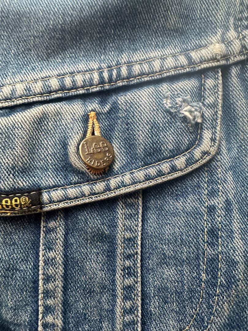 【70s抜群】Lee101-Jライダース デニムジャケット