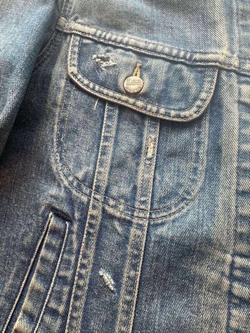 【70s抜群】Lee101-Jライダース デニムジャケット