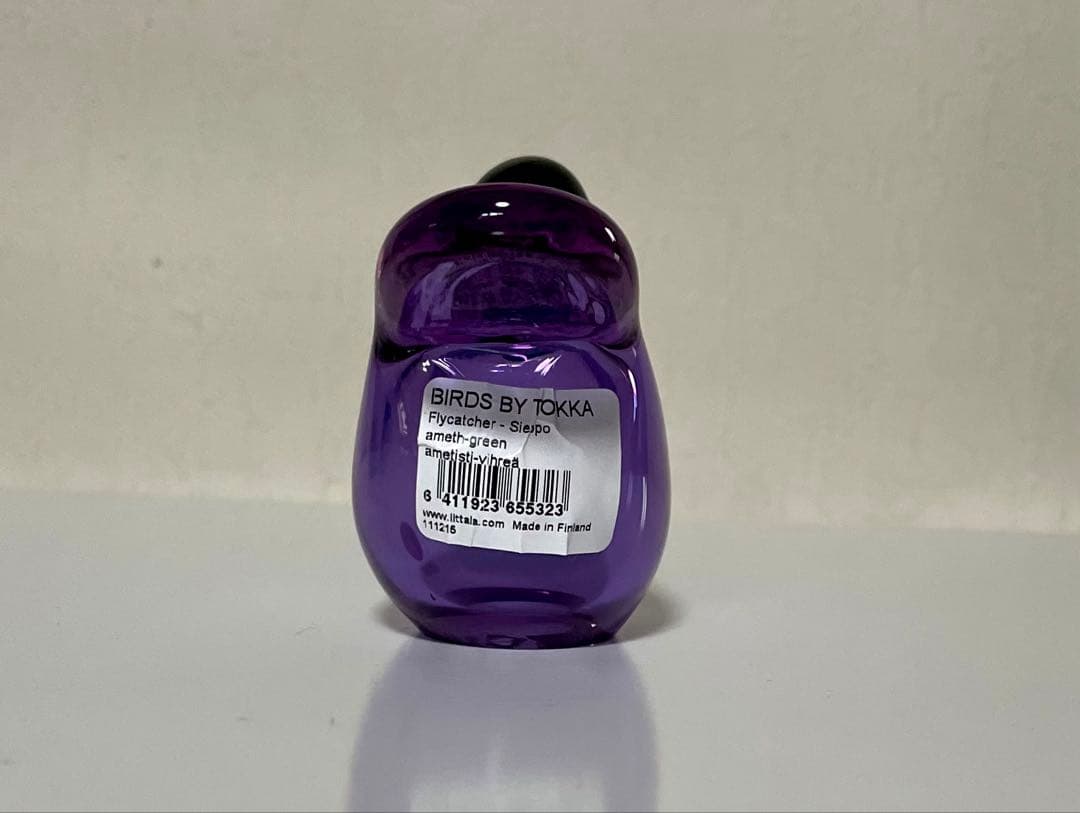 未使用　イッタラ　バード　Sieppoシエッポ　アメジスト×グリーン