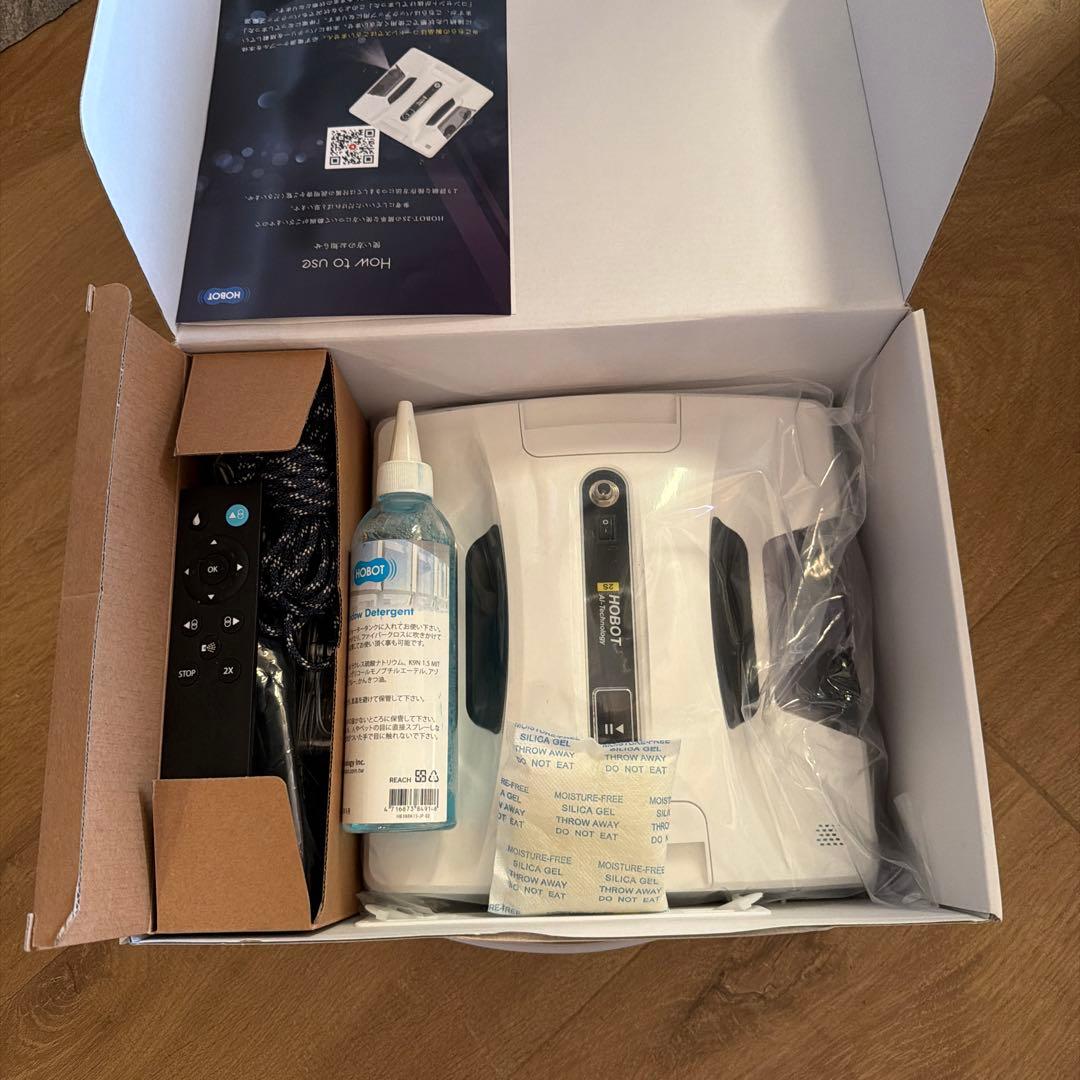 HOBOT-2S 窓拭きロボット ほぼ未使用｜付属品完備・動作確認済