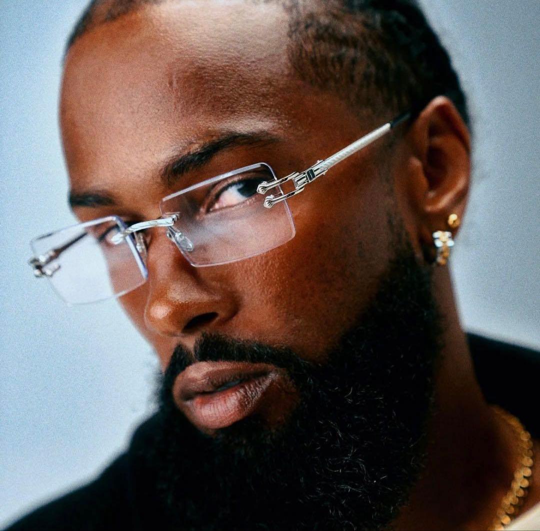 james oro リムレス メガネ サングラス シルバークリア 完売 希少