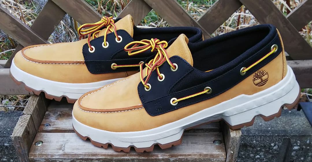 TimberlandティンバーランドウィートヌバックデッキシューズUS-9.5W