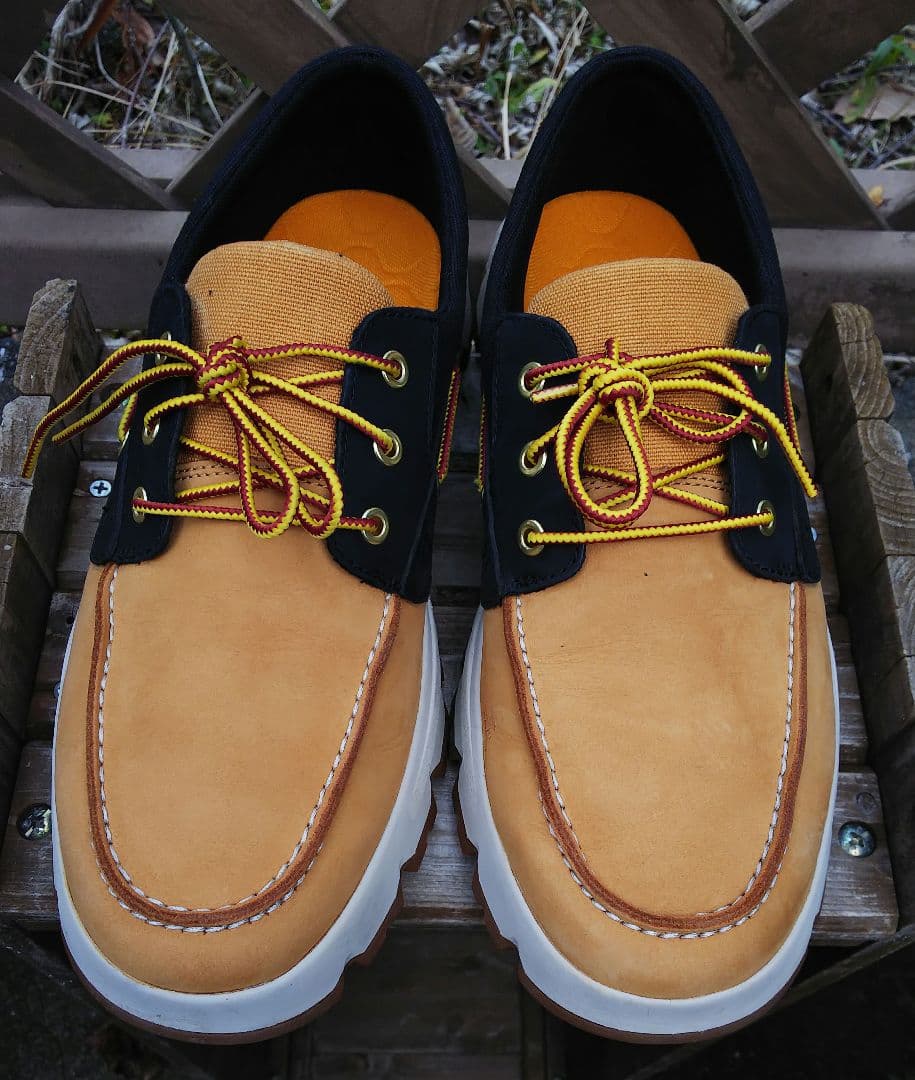 TimberlandティンバーランドウィートヌバックデッキシューズUS-9.5W