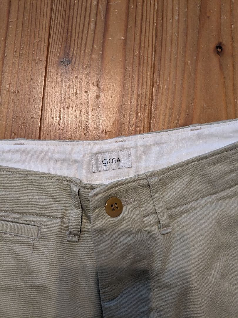 CIOTA PTLM-102M スビンコットンウェポンチノパンツ 4