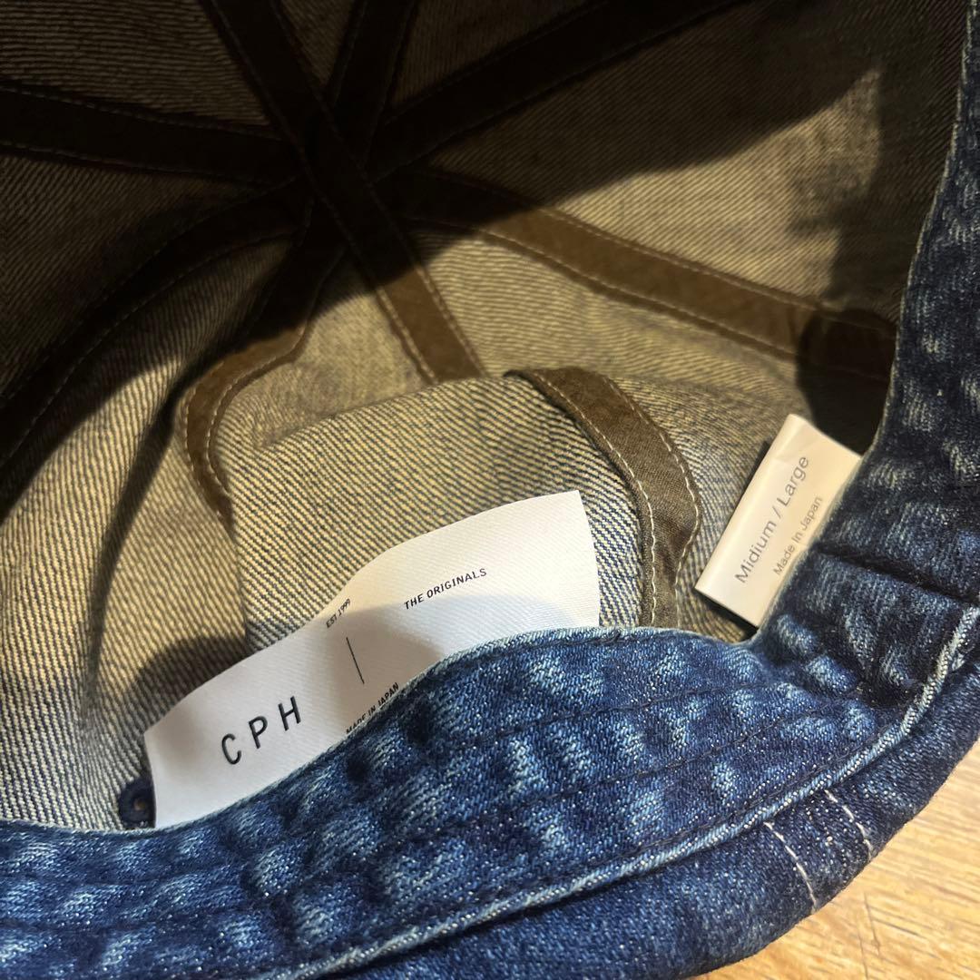 即完品CPH かわしまたかひろコラボデニムベレー帽未使用Maisonkinema