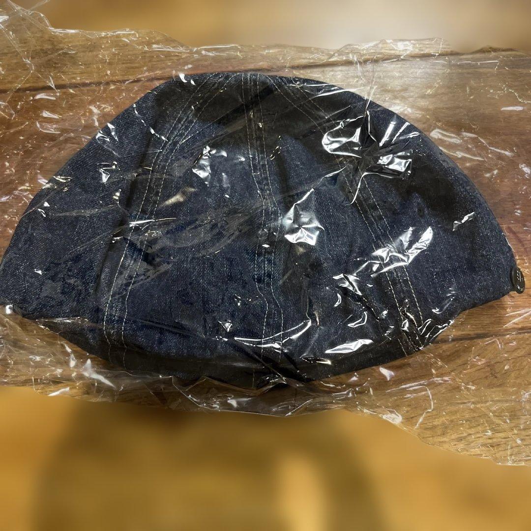 即完品CPH かわしまたかひろコラボデニムベレー帽未使用Maisonkinema