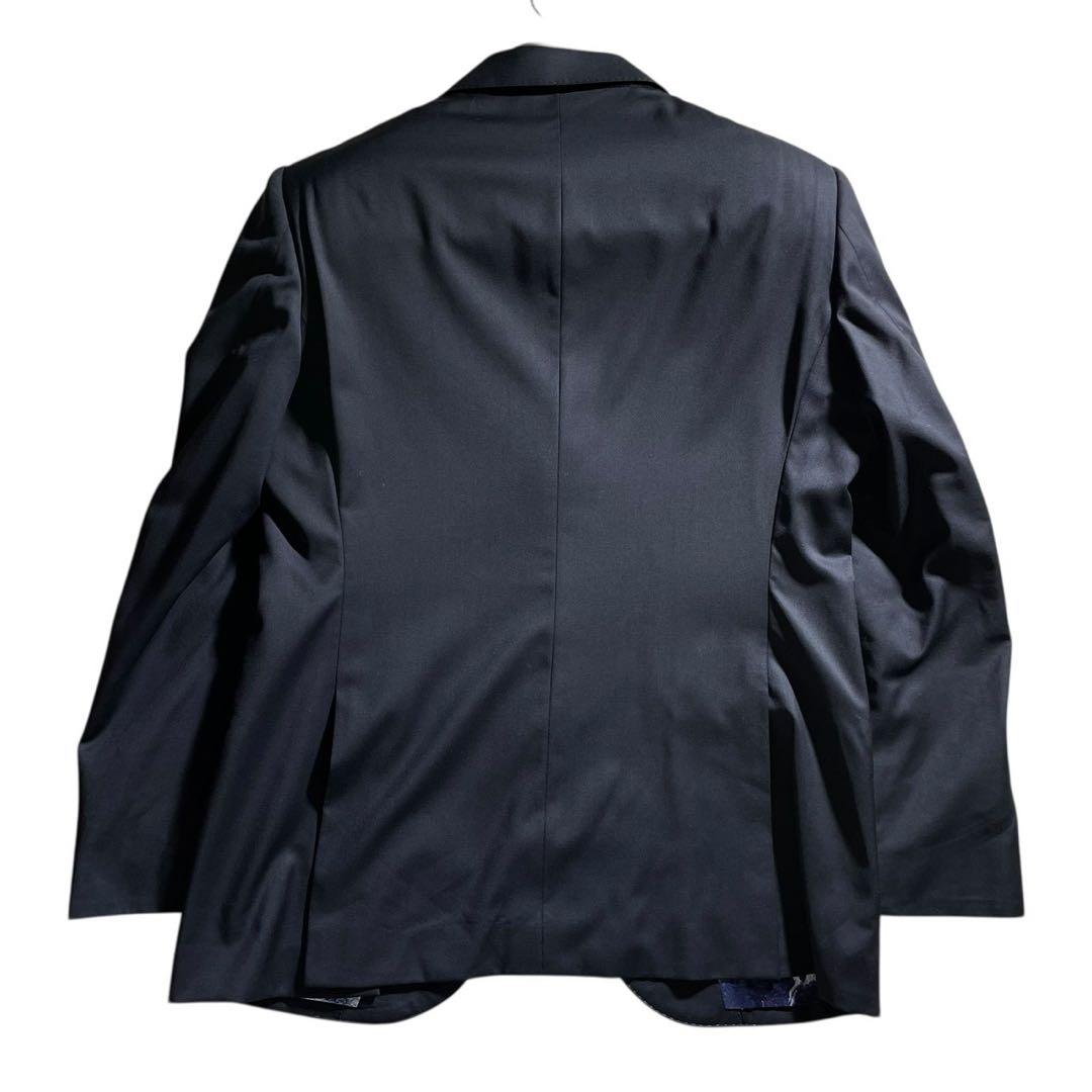 極美品 REDA 3ピース スーツ 裏地蛇柄 ネイビー イタリア生地 水牛ボタン