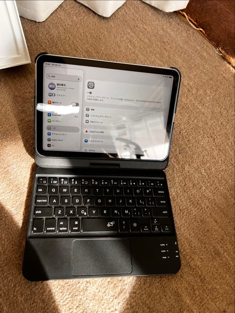 良品‼️美品❗️iPad mini6 バッテリー良好❗️Bluetoothキーボード付