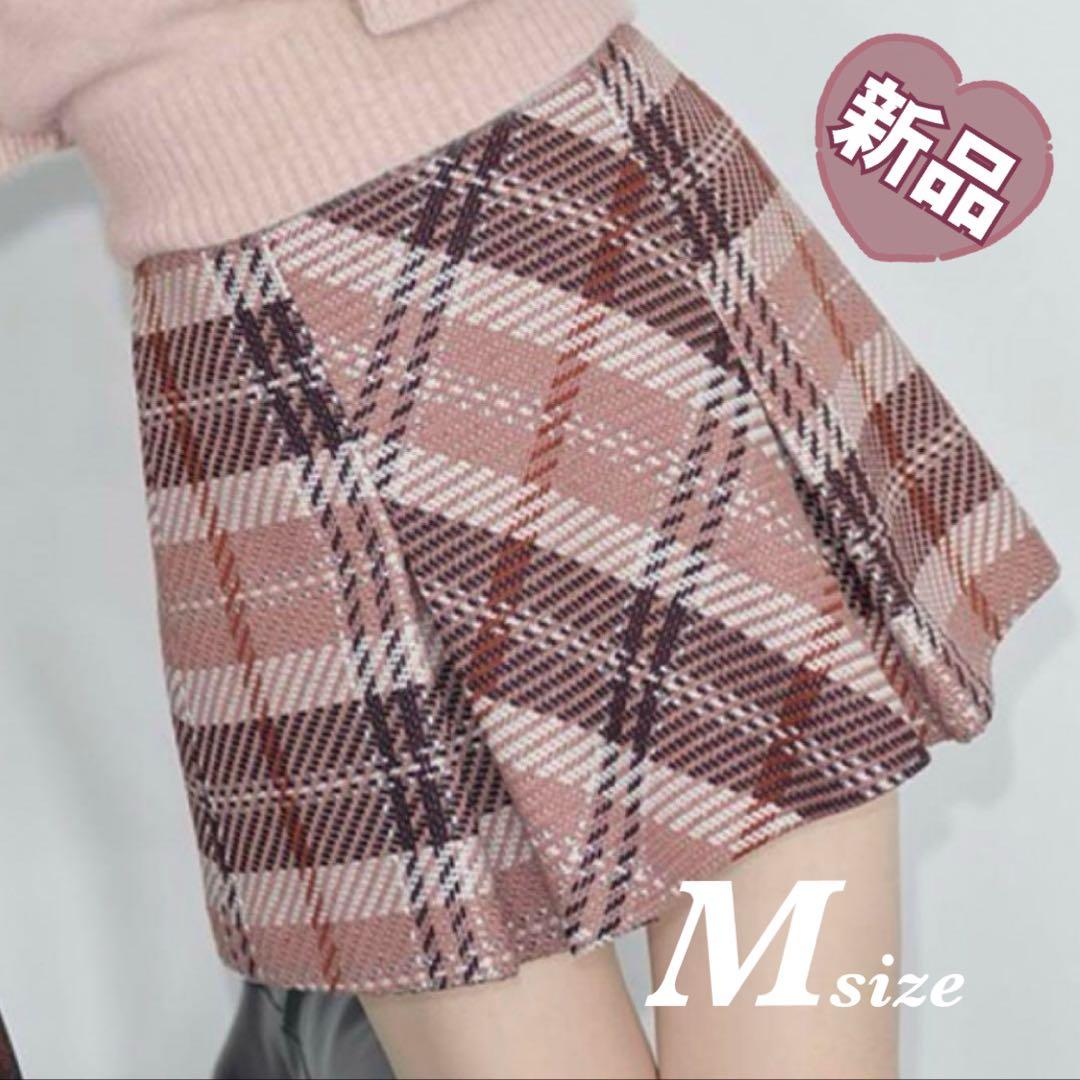 東京★売切★snidelチェックミニスカート Mサイズ ピンク系