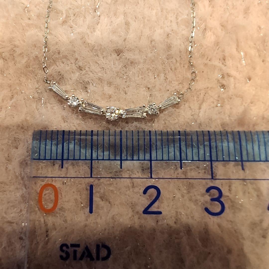 K10 クリスタル装飾 ネックレス