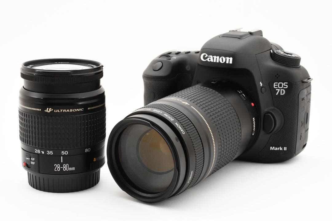 デジタル一眼レフカメラCanon EOS 7D MarkⅡ標準&望遠レンズセット