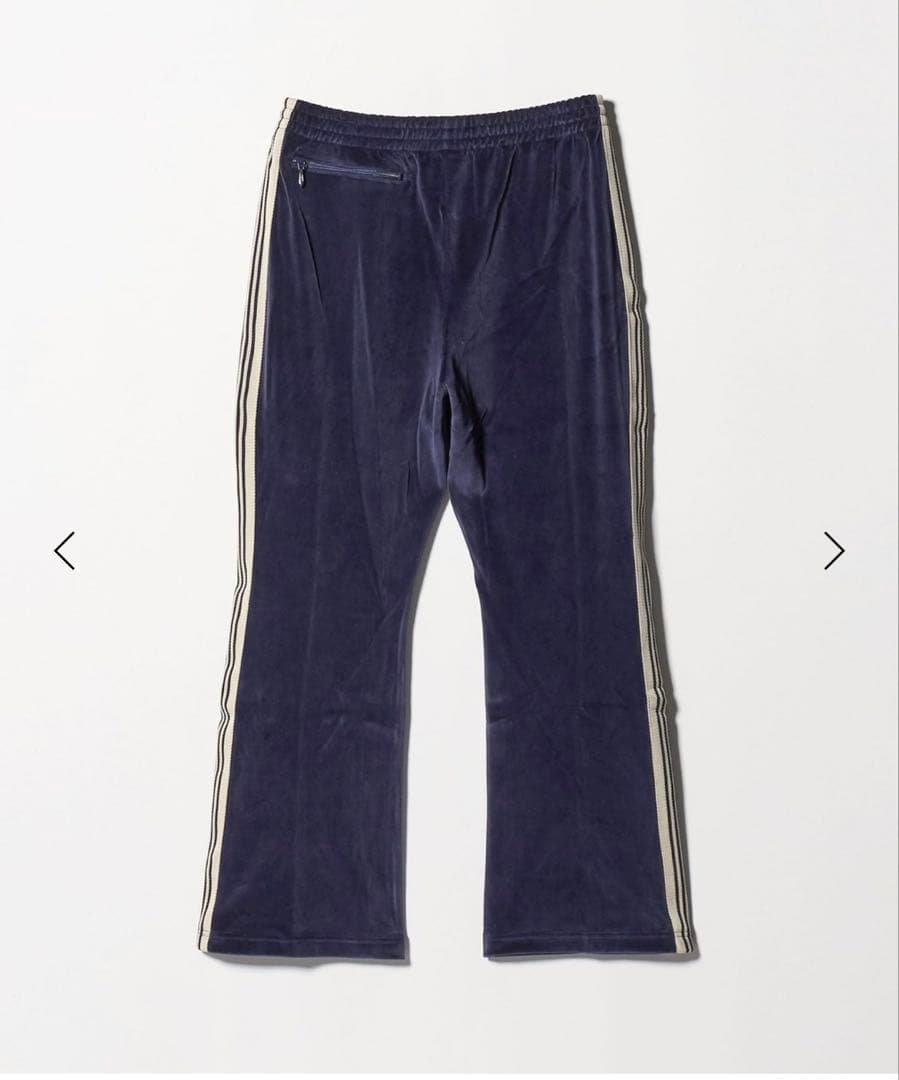 Needles ニードルズブーツカット ベロア トラックパンツ