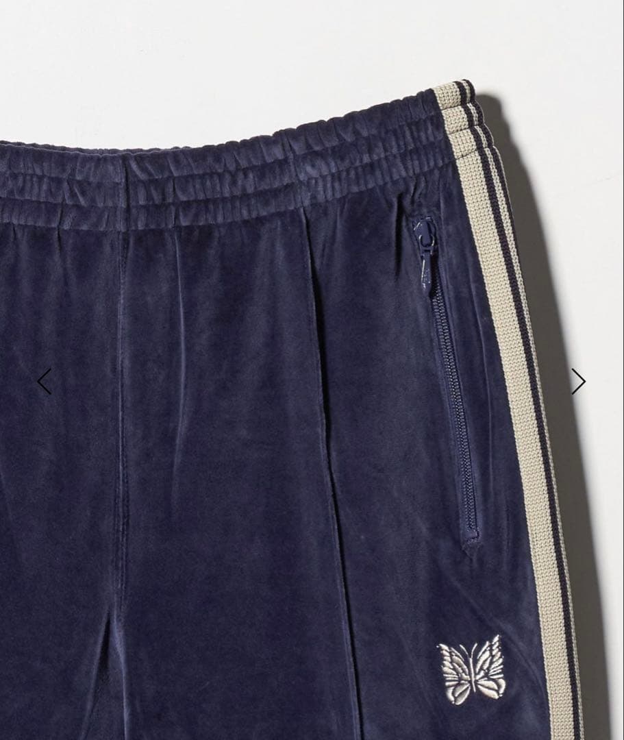 Needles ニードルズブーツカット ベロア トラックパンツ