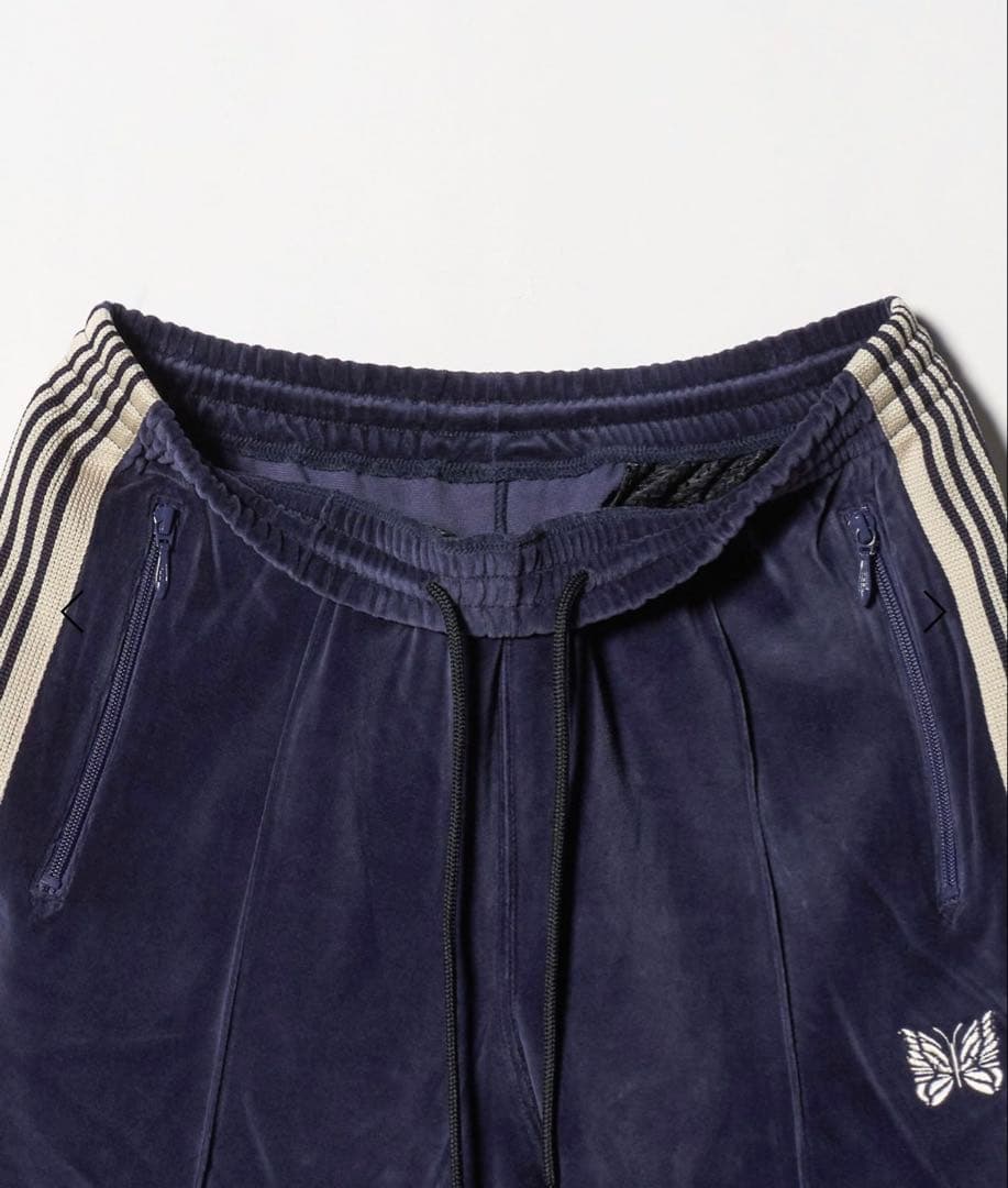 Needles ニードルズブーツカット ベロア トラックパンツ