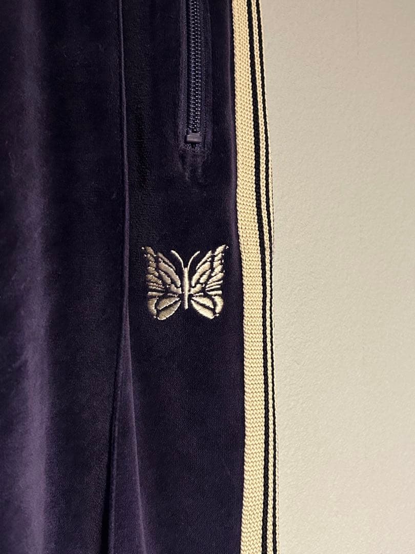 Needles ニードルズブーツカット ベロア トラックパンツ