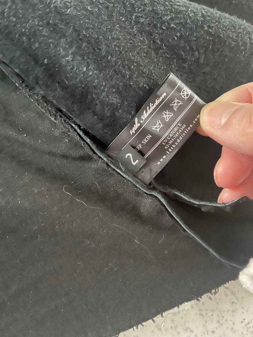 激レア着画あり　14th addiction レザーベスト