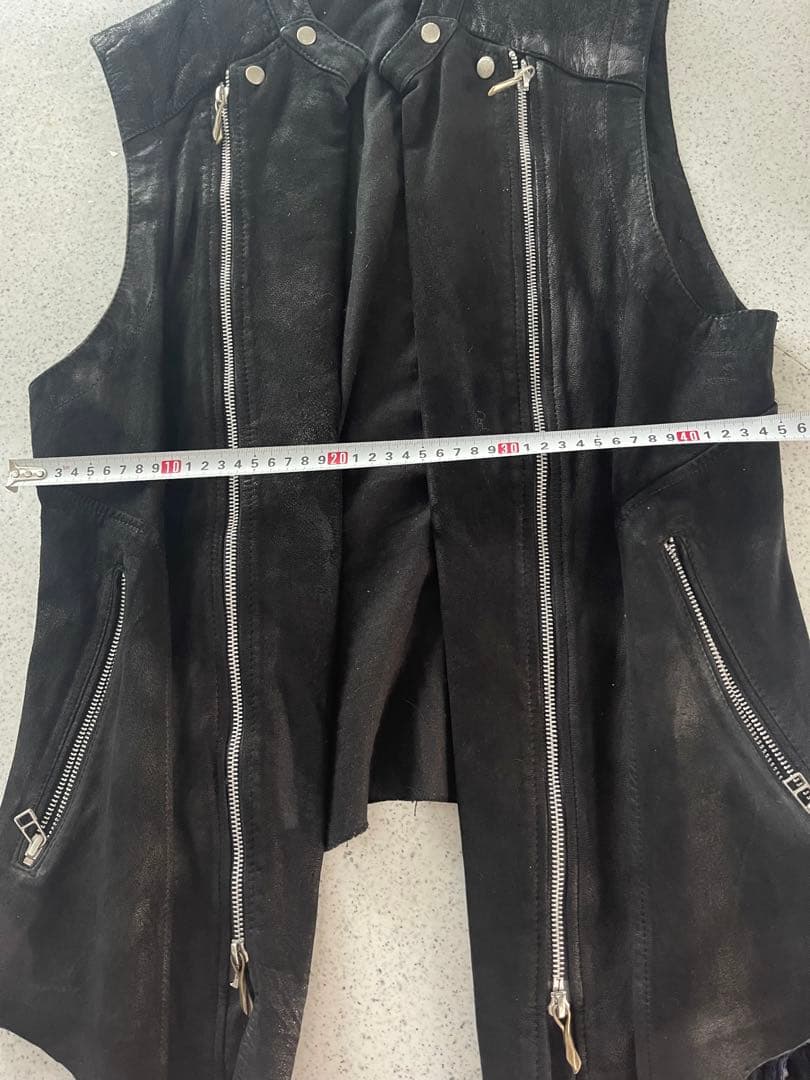 激レア着画あり　14th addiction レザーベスト