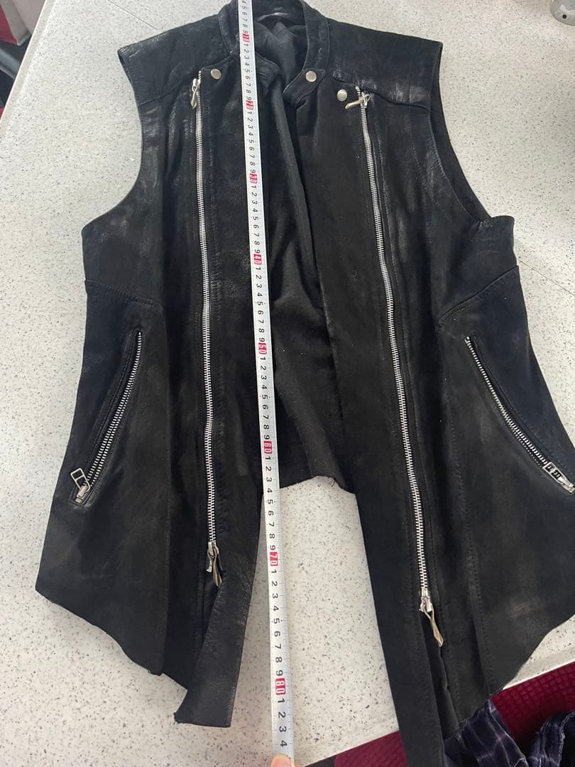 激レア着画あり　14th addiction レザーベスト