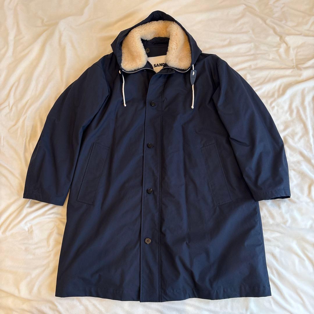 JIL SANDER モッズコート ネイビー 46